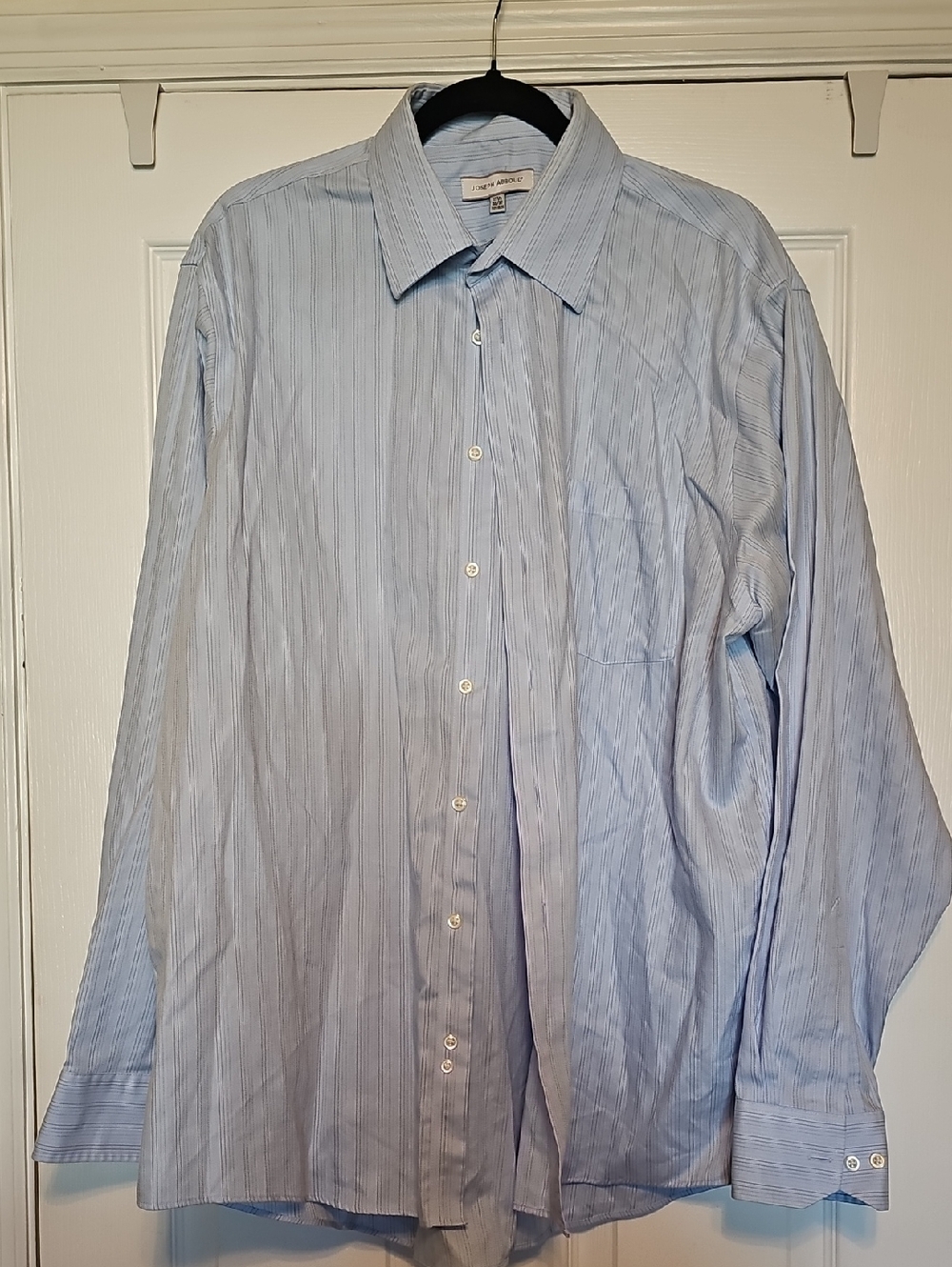 Joseph Abboud Light Blue Striped Dress Shirt